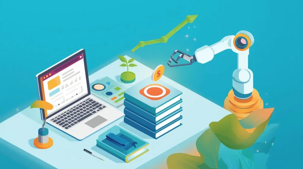 fully-automated-ebook-business-system-diagram